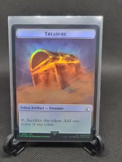 Hero (0003) | Treasure (0023) Double-Sided Token - Foil - MTG: Final Fantasy FIN - Image 2
