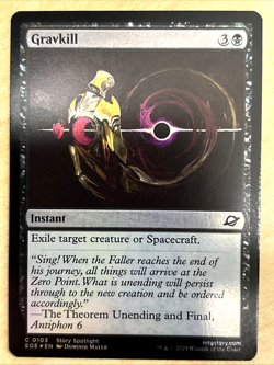 MTG Edge of Eternities 0103 Gravkill Instant COMMON Foil - Image 1