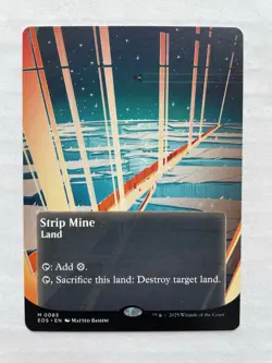 MTG Strip Mine BORDERLESS 0085 EOS - Image 1