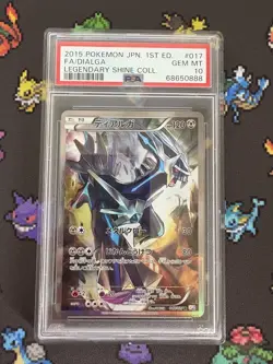 PSA 10 Dialga Legendary Shine Coll 017/027 CP2 Pokemon Card 2015 Japanese - Image 1