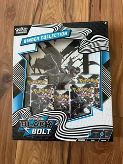 Pokemon Black Bolt Binder Collection *FACTORY SEALED* - Image 1
