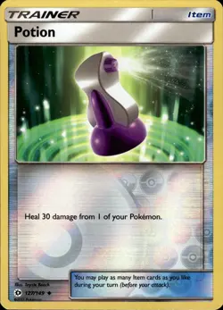 Potion - Reverse Holo - Sun & Moon Base Set 127/149 - NM - Pokemon - Image 1