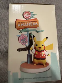 2025 Pokemon World Championships Exclusive Pikachu Figure Anaheim Worlds - NEW - Image 1