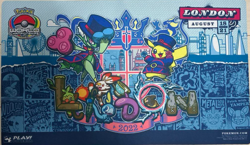 WCS 2022 Pokemon World Championship London Official Playmat 60 x 35cm Rubber - Image 1