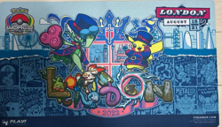 WCS 2022 Pokemon World Championship London Official Playmat 60 x 35cm Rubber - Image 4