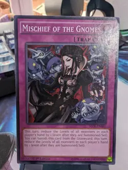 YuGiOh! Mischief of the Gnomes SECE-EN081 Mixed Ed LP - Image 1