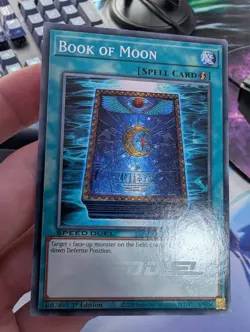 YuGiOh! Book of Moon SDCB-EN013 Speed Duel 1st Ed - Image 1
