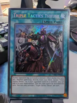 YuGiOh! Triple Tactics Thrust PHHY-EN069 Secret Rare 1st Ed - Image 1