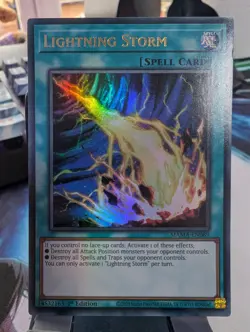 YuGiOh! Lightning Storm MAMA-EN089 Ultra Rare 1st Ed - Image 1