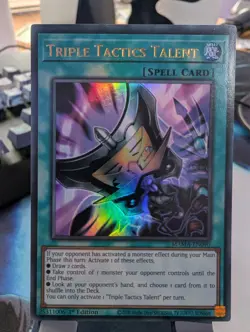 YuGiOh! Triple Tactics Talent MAMA-EN090 Ultra Rare 1st Ed - Image 1