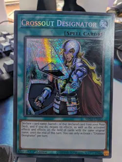 YuGiOh! Crossout Designator MP22-EN265 Secret Rare 1st Ed - Image 1