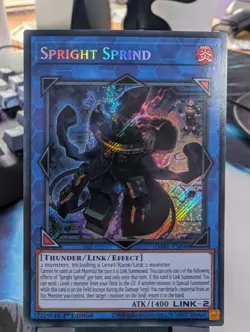 YuGiOh! Spright Sprind DABL-EN048 Secret Rare 1st Ed* - Image 1