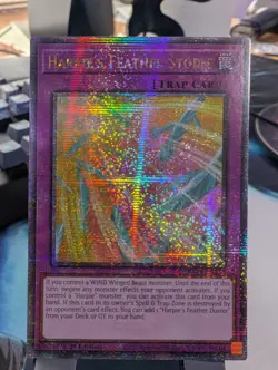 YuGiOh! Harpie's Feather Storm RA01-EN073 Quarter Century Rare 1st Ed - Image 1