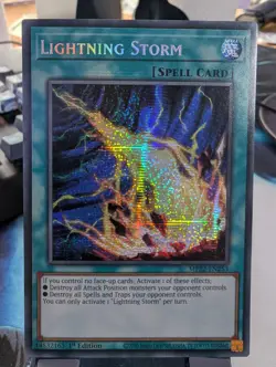 YuGiOh! Lightning Storm MP22-EN253 Secret Rare 1st Ed - Image 1