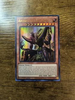 Anubis the Last Judge Ultra Rare MZTM-EN003 1st Maze Of The Master Yugioh NM - Image 1