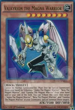 Yugioh Valkyrion the Magna Warrior - 1st Edition Ultra Rare NM - Free Holo Card - Image 1