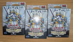 YUGIOH WAVE OF LIGHT STRUCTURE DECK x3 SR05 ENG 1st Ed EU Sealed - Image 1