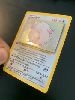 Carte Pokemon : Leveinard 3/102 Set de Base Edition 1 Wizards Francaise - Image 4
