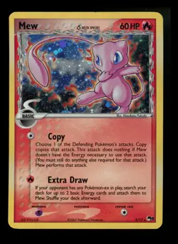 Mew 3/17 Delta Species HOLOBLEED INVERTED BACK ERROR POP Series 5 2007 Pokemon - Image 2