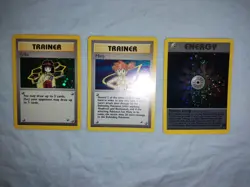 Pokemon TCG Gym Heroes Set: Misty 18/132 & Erika 16/132 & Team Rocket 🌈 Energy - Image 2