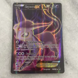 Espeon EX 117/122 Pokemon Card Ultra Rare Full Art *read - Image 1
