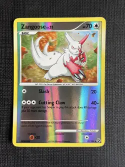 2 Zangoose Reverse Holo 59/106 Great Encounters Pokemon Card - LP - Image 1