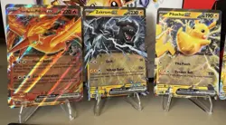 27x Scarlet & Violet Ex, Double Rare Bundle Mewtwo, Pikachu Garchomp Pokemon TCG - Image 3