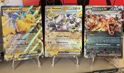 27x Scarlet & Violet Ex, Double Rare Bundle Mewtwo, Pikachu Garchomp Pokemon TCG - Image 4