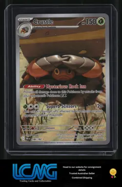 Pokemon TCG - SV10: Destined Rivals #186/182 Crustle - Image 1