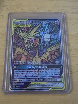 Pokemon Moltres Zapdos Articuno GX Black Star SM210 Near Mint+ Condition - Image 1