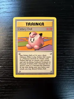 Pokemon TCG Clefairy Doll Trainer Base Set 70/102 NM - Image 2