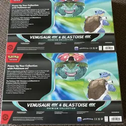 Pokemon TCG Venusaur Ex & Blastoise Ex Premium Collection SEALED Brand New - Image 2