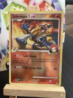 Infernape SP 43/111 PL Pokemon Cards Reverse Holo Rare Vintage NM - Image 1
