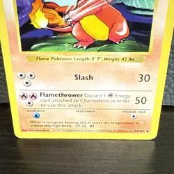 Charmeleon 24/102 - Pokemon TCG Base Set SHADOWLESS - LP - Image 3