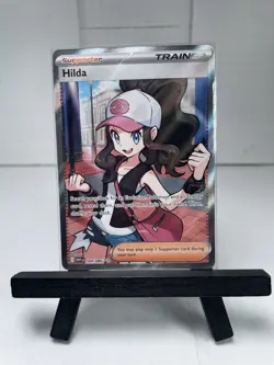 Pokemon TCG Hilda Full Art Trainer White Flare English Card 164/086 NM - Image 1