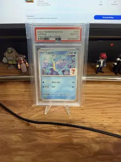 PSA 10 Lapras 031 Pokemon Scr En Stellar Crown 2024 7 Eleven Exclusive - Image 1