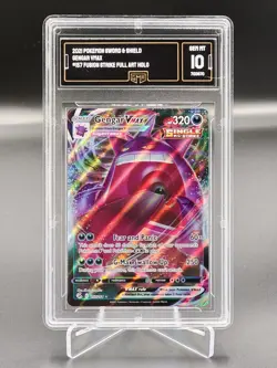 🍀Pokemon GMA 10 small scratch on case Gengar VMAX 157/264 ENG bgs psa graad🍀 - Image 1
