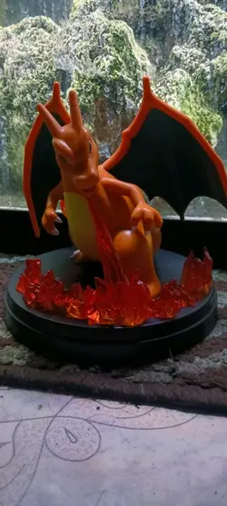CHARIZARD EX Fire Breathing Card Display Figurine Statue from EX Super Premium - Image 1