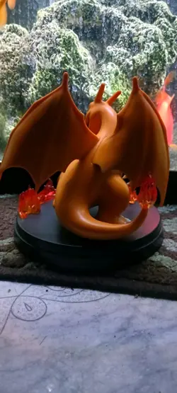 CHARIZARD EX Fire Breathing Card Display Figurine Statue from EX Super Premium - Image 2
