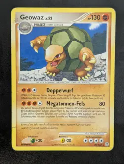 Pokemon Karte Card Ratselhafte Wunder Nr. 29/132 Geowaz Deutsch VG - Image 1