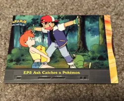 2000 Topps Pokemon TV Animation Edition Series 2 #EP3 Episode Card MISPRINT - Image 1