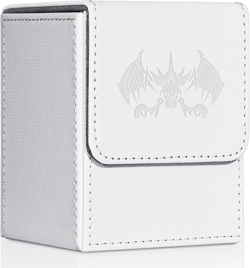 Card Deck Box for Yugioh MTG Cards, 100+ Deck Case with 2 Dividers Fits TCG CCG, - Image 1