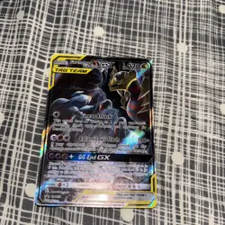 Pokemon Garchomp & Giratina GX Full Art Holo Promo Card Near Mint English - Image 1