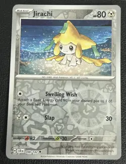 Jirachi 098/142 Stellar Crown Reverse Holo Pokemon TCG Card NM - Image 1