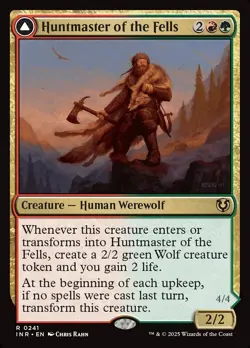 FOIL Huntmaster of the Fells Innistrad Remastered Magic MTG Creature CARD (0241) - Image 1