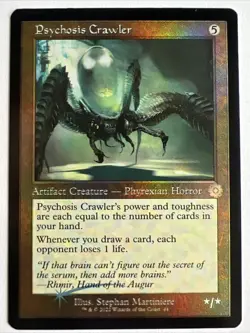 MTG Psychosis Crawler RETRO FRAME FOIL The Brothers' War Retro Artifacts 44 NM - Image 1