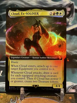 MTG | Cloud, Ex-SOLDIER (Extended Art) [FINAL FANTASY] ✨FOIL✨ - Image 1