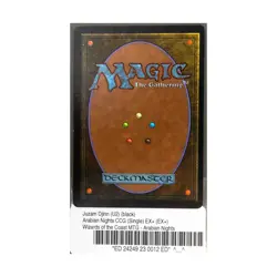 WOTC MtG Arabian Nights Juzam Djinn (U2) EX+ - Image 2