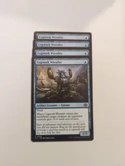 (4) Cogwork Wrestler *PLAYSET* The Lost Caverns of Ixalan Regular NM MTG - Image 1