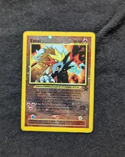Entei - Black Star Promo - 34 - Movie Promo - Pokemon Card Holo - Image 2
